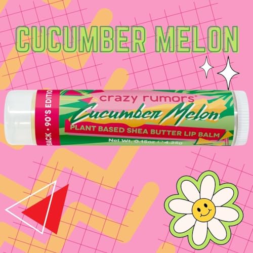 Crazy Rumors 90's Mix Lip Balm 4-Pack - Vegan & Natural Flavors