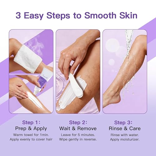 Hair Removal Cream & Spray Kit for Women & Men, Gentle Depilatory Set, Fast-Acting Body Hair Remover for Sensitive Skin, Full Body Use on Legs, Arms, Underarms & Bikini?140ml Spray + 100g Cream