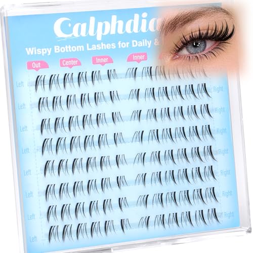 Calphdiar C Curl Soft Definition Bottom Lash Clusters for Natural Eye Look