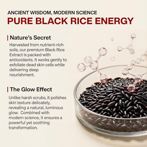 DIKAYI Hypochlorous Acid Rice Peel Shot - Gentle Exfoliating Serum for Pores & Blackheads, 2.71 fl. oz