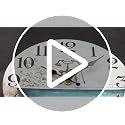 Vintage Waterproof Bathroom Wall Clock - 8 Inch Silent Design