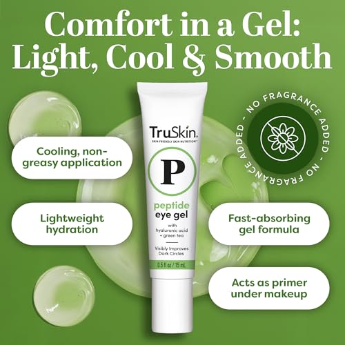 TruSkin Peptide Eye Cream Gel for Dark Circles & Fine Lines