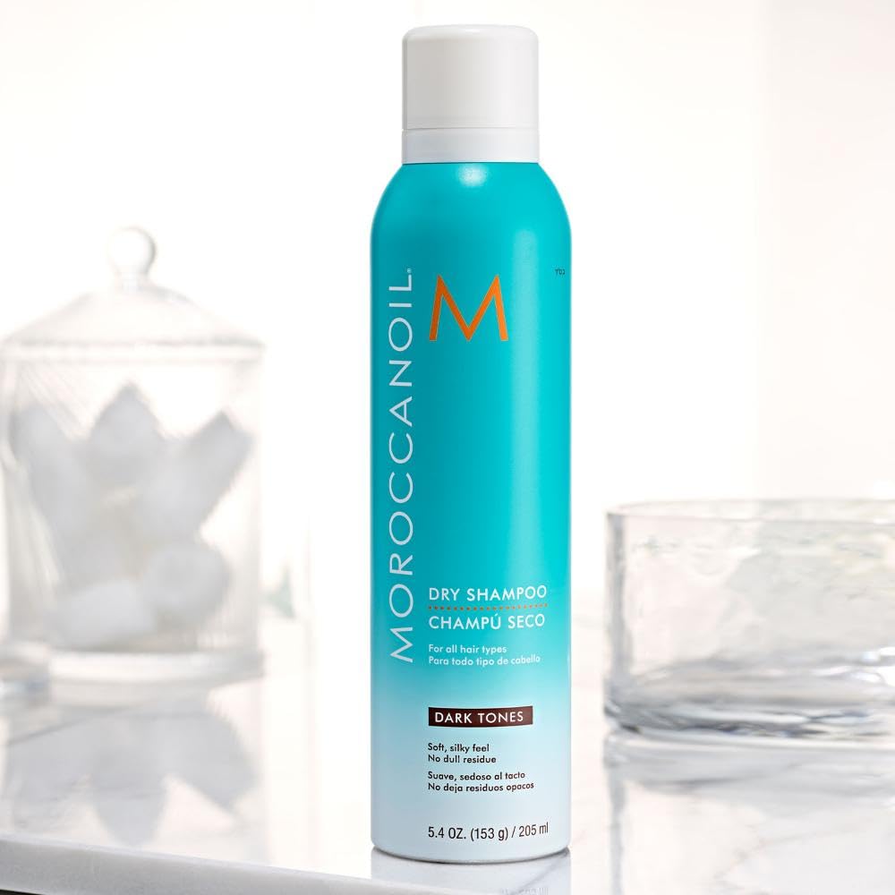Moroccanoil Dry Shampoo for Dark Tones - Refreshing Oil Control | 5.4 oz