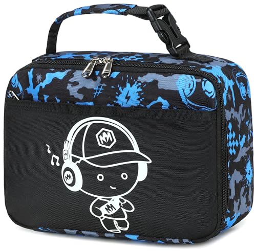 Bluboon Insulated Kids Lunch Box - Reusable Tote Bag for School