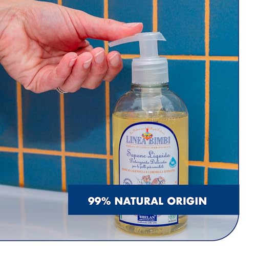 Helan Linea Bimbi Bio Gentle Baby Body Wash with Dispenser 300ml