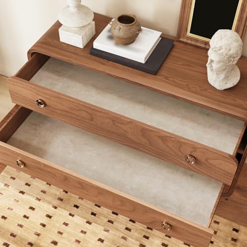 CRE8TIVE Beige Crinkle Velvet Drawer Liner, 12"x80" Self Adhesive