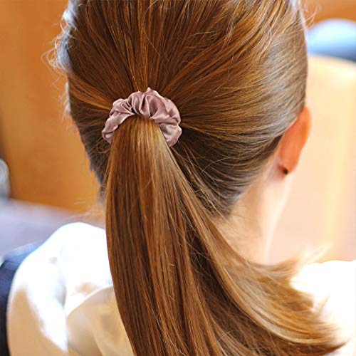 48 Pcs Satin Hair Scrunchies Set for Women & Girls – Elastic Ponytail Holders & Hair Accessories