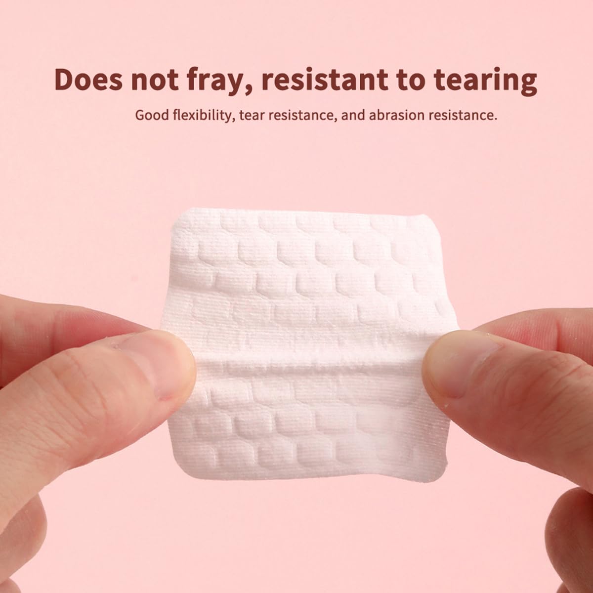 Premium Lint-Free Nail Polish Cleaning Cotton Pads, Portable Makeup Cotton Pad for Home and Travel