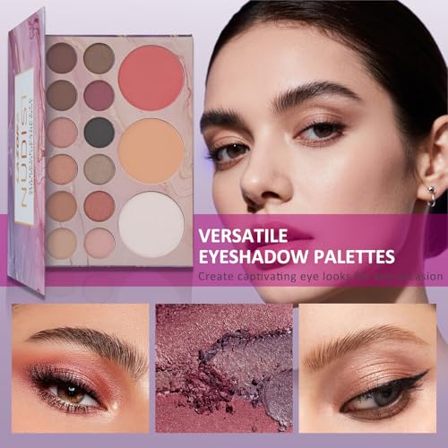 LAZORA Makeup Gift Set for Teen Girls - All-in-One Makeup Kit