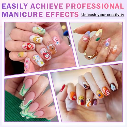 XINGXYUEL 12 Colors Nail Art Pens Set 01 Red – Waterproof Nail Polish Markers for Menicure