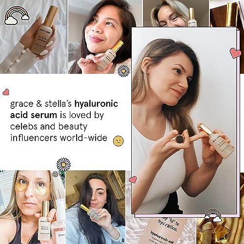Hyaluronic Acid Serum by Grace & Stella - 10ml Anti-Aging Hydration