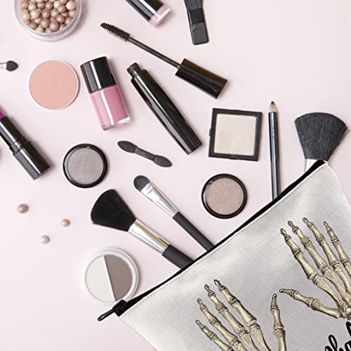 Dancing Phalanges Crime TV Show Inspired Makeup Bag - Zipper Pouch for Cosmetics & Accessories