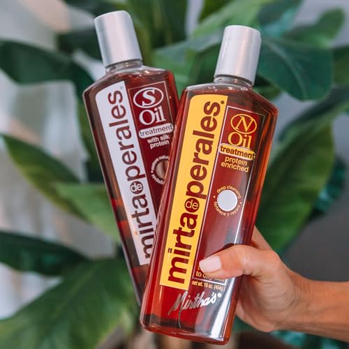 Mirta De Perales Hair Treatment for Dry Hair & Flaky Scalp - Deep-Cleansing Detox with Castor Oil & Silk Protein