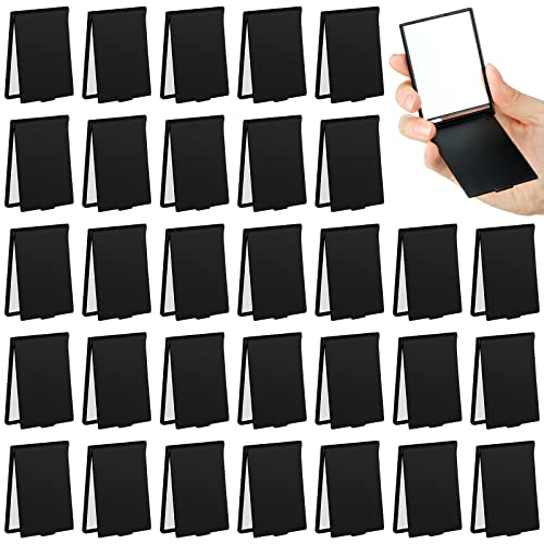 Queekay 32 Pcs Pocket Mirror Bulk Folding Compact Mini for Women