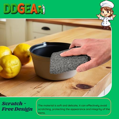 Heavy Duty Non-Scratch Kitchen Sponges - 2 Pack, Durable & Multi-Purpose