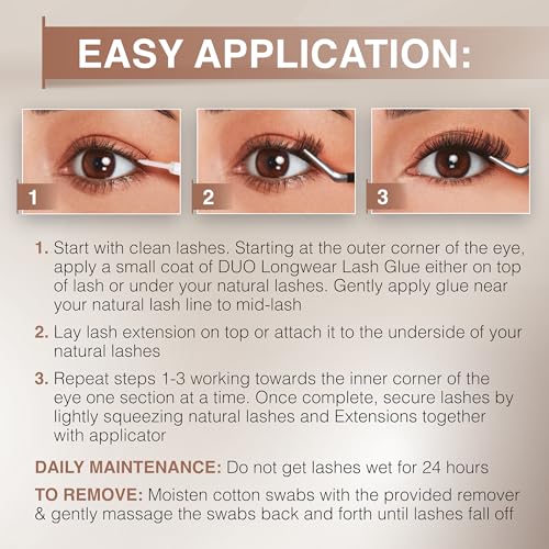 Ardell Cat Eye PreMapped Eyelash Extensions Kit - 4 Pairs
