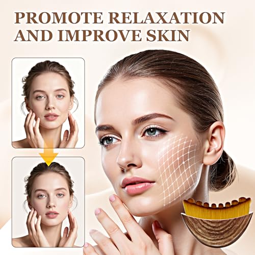 Lymphatic Contour Face Brush - Anti-Puffiness Sculpting Tool