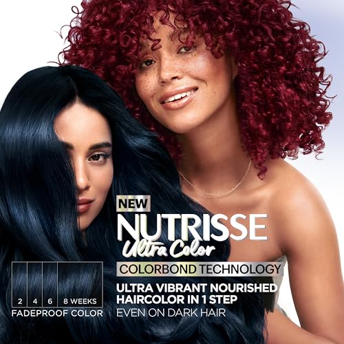 Garnier Nutrisse Ultra Color Permanent Hair Dye, BR3 Intense Burgundy
