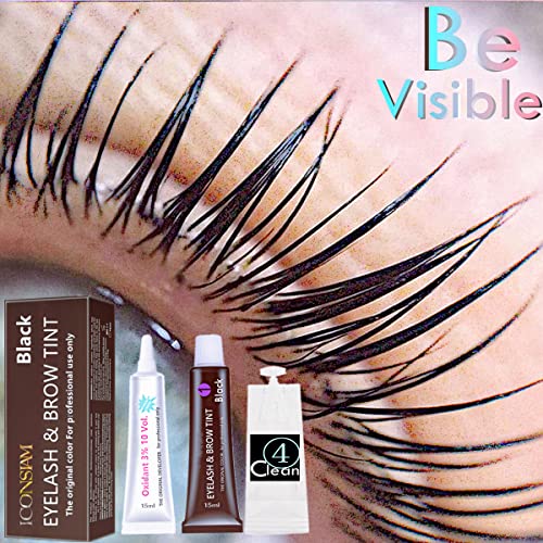 Libeauty Black Lash Tint Kit - 6 Week Keratin Eyelash & Eyebrow Dye