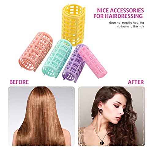 WILLBOND 36-Piece Self Grip Hair Roller Set with Combs