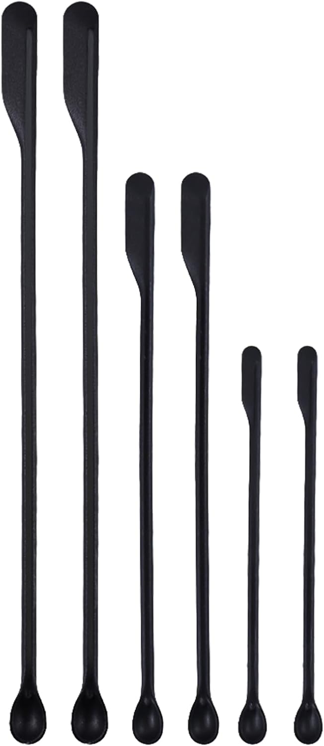 Silicone Spatula Set - 6-Piece Mini Scraper for Jars, Bottles & Beauty | Versatile Kitchen Tools