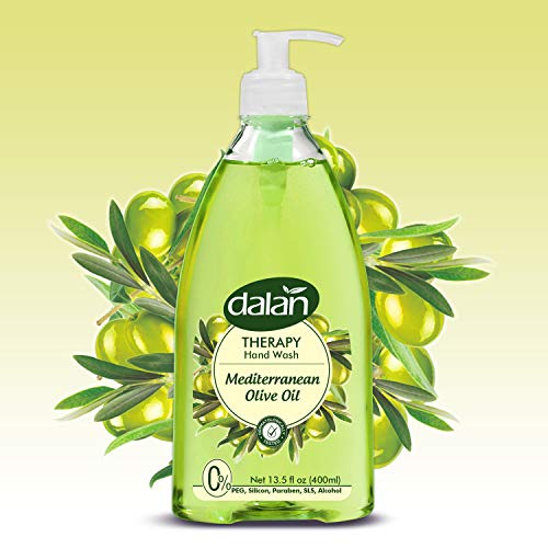 Dalan Therapy Mediterranean Olive Oil Liquid Hand Soap, Moisturizing, 13.5 Oz
