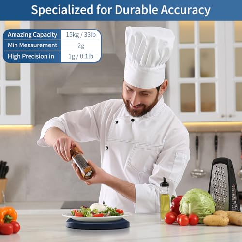 Vitafit 33lb Digital Kitchen Scale with High Precision Accuracy