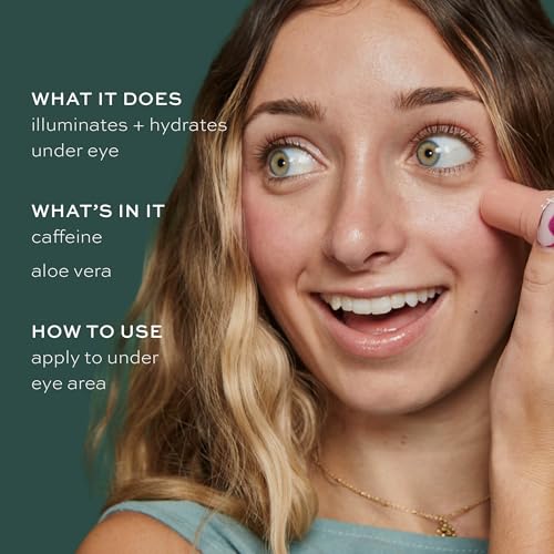 ITK Skincare Gift Set with Under Eye Stick & Shea Lip Balm for Puffiness & Dry Lips