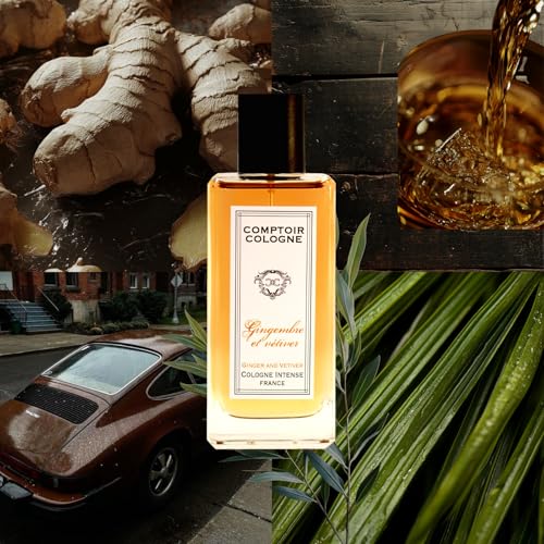 Ginger and Vetiver Intense Men's Cologne - Long-Lasting 3.3 oz