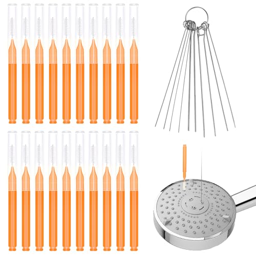 Shower Head Cleaner Tools 30Pcs Set—Multi-Size Stainless Steel Picks & Cleaning Brushes