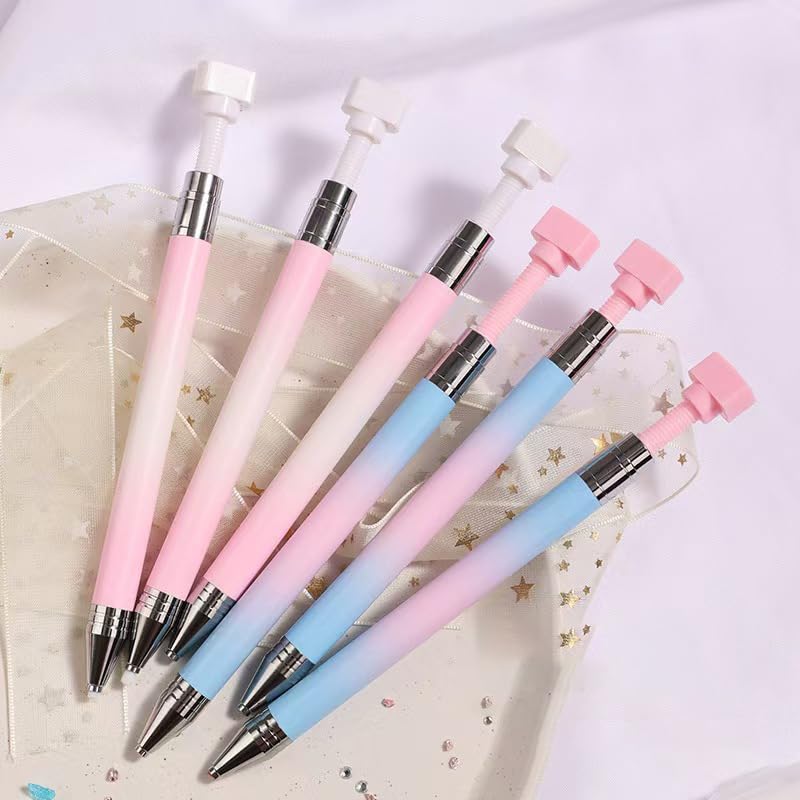 Rhinestone Picker Wax Pen with 3 Refills - Precision Nail Art & Diamond Painting Tool