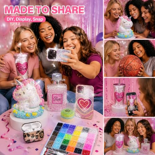 42,000 pcs Bedazzling Kit with 30 Colors & B7000 Adhesive