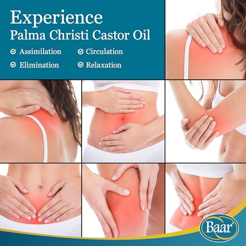 Baar Cold-Pressed Castor Oil 8 oz - Hexane Free for Skin & Hair