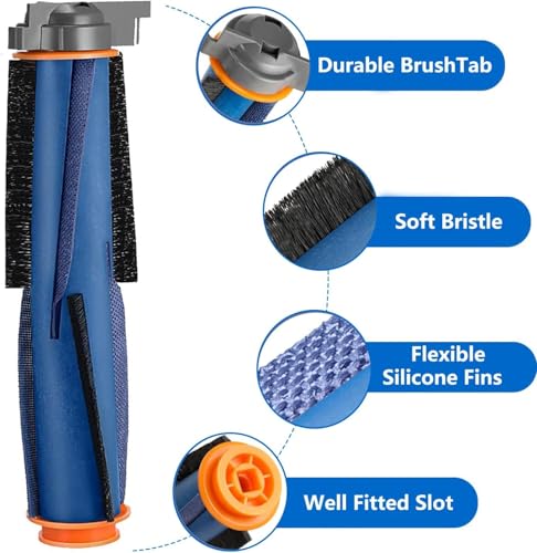 Replacement Roller Brush for Shark AI Robot Vacuum Models AV2501S, RV2502AE