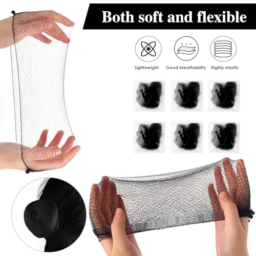 Dimeho 20 Pcs Invisible Mesh Hair Nets for Ballet & Dance
