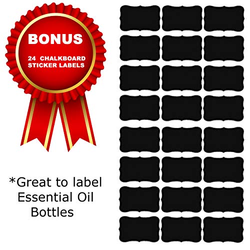 15ml Glass Eye Droppers for Essential Oils - Leak-Proof & Reusable