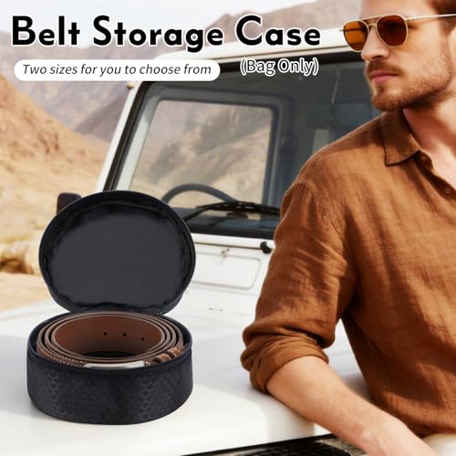 Travel Belt Organizer Case - Portable Storage for Belts & Ties