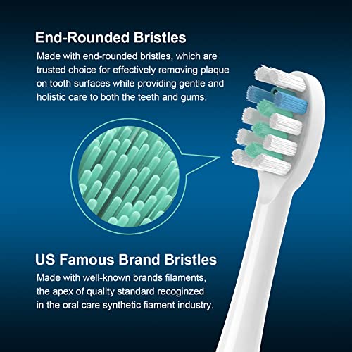 5-Pack Toothbrush Replacement Heads for WaterPik Sonic Fusion