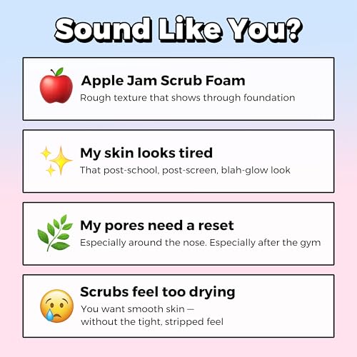 Chasin' Rabbits Apple Exfoliating Face Wash & Cleanser - Vegan Skin Care