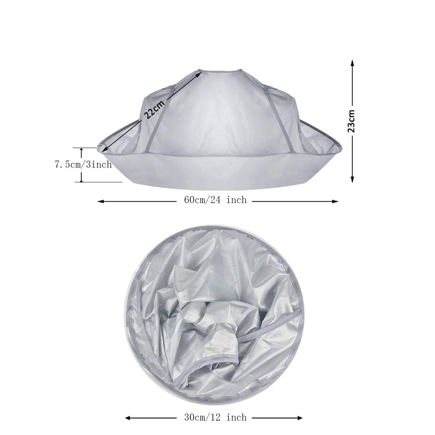MAFENT Hair Cutting Cape - Barber & Salon Cape with Hair Catcher