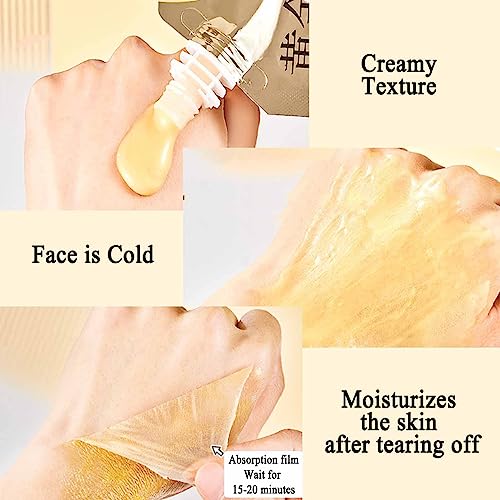 Retinol Snake Venom Gold Peel Mask Set - Rejuvenating Facial Mask 2Pcs