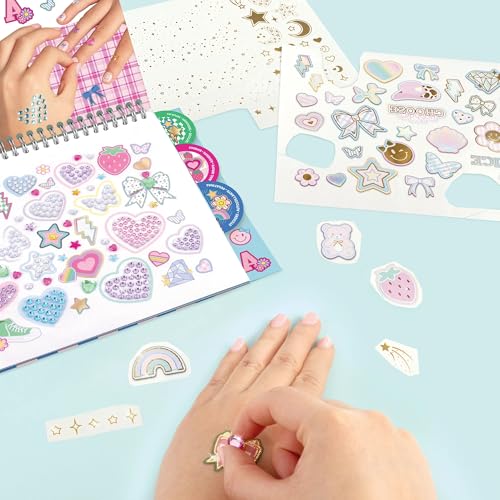 Bejeweled Cosmetic Activity Book for Kids - Nail Art, Body Gems & Tattoos