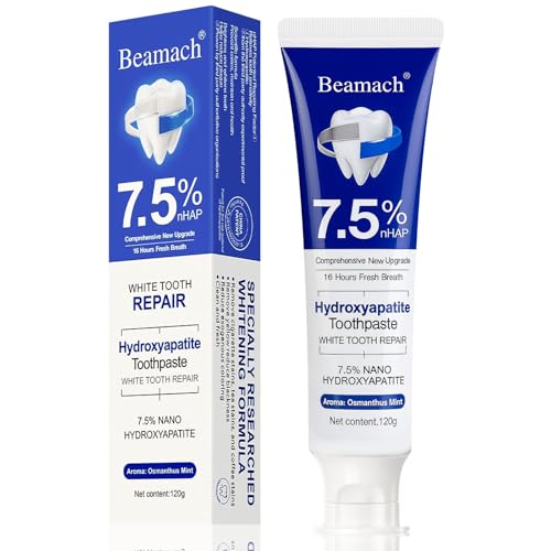 Fluoride-Free Hydroxyapatite Toothpaste for Enamel Repair - 4.23oz