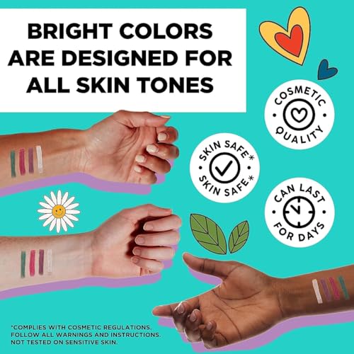 BIC BodyMark Temporary Tattoo Markers - Party Pack with 12 Stencils (4 Count)