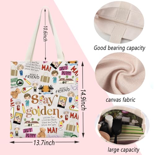 ENSIANTH Movie Tote Bag for Golden Girls Fans - Perfect Gift