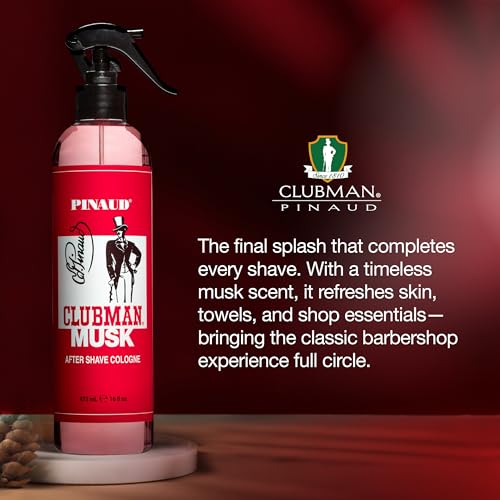 Clubman Musk After Shave Cologne Spray - Classic 16 fl oz