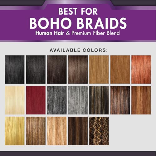 Sensationnel PremiumToo Bulk Ocean Wave Hair Extensions - 14 Inch, Jet Black