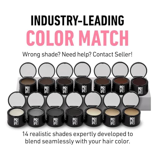 Boldify Dark Blonde Hairline Powder - Instant Root Touch Up