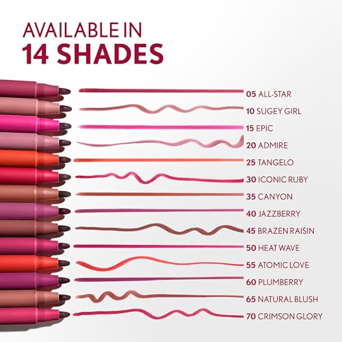 Covergirl Outlast Lipstain, 65 Natural Blush, Smooth Application, Precise Pen-Like Tip, Transfer-Proof, Satin Stained Finish, Vegan Formula, 0.06oz