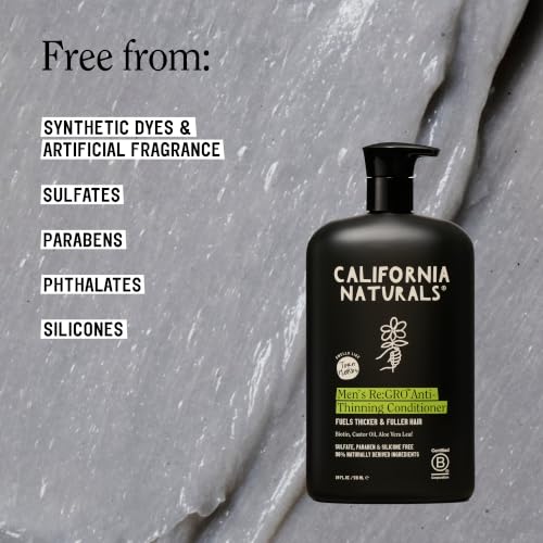 California Naturals Re:GRO Anti-Thinning Conditioner for Men, 20 fl oz